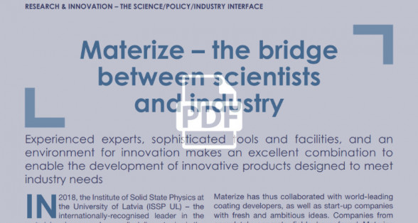 MATERIZE - the bridge between scientists and industry