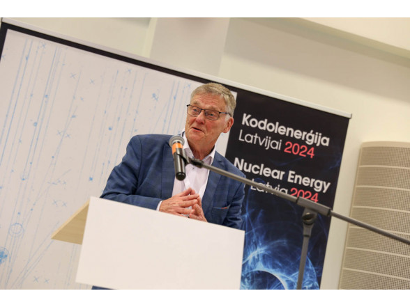 Director for Science at ISSP UL opened the annual Nuclear Energy for Latvia conference