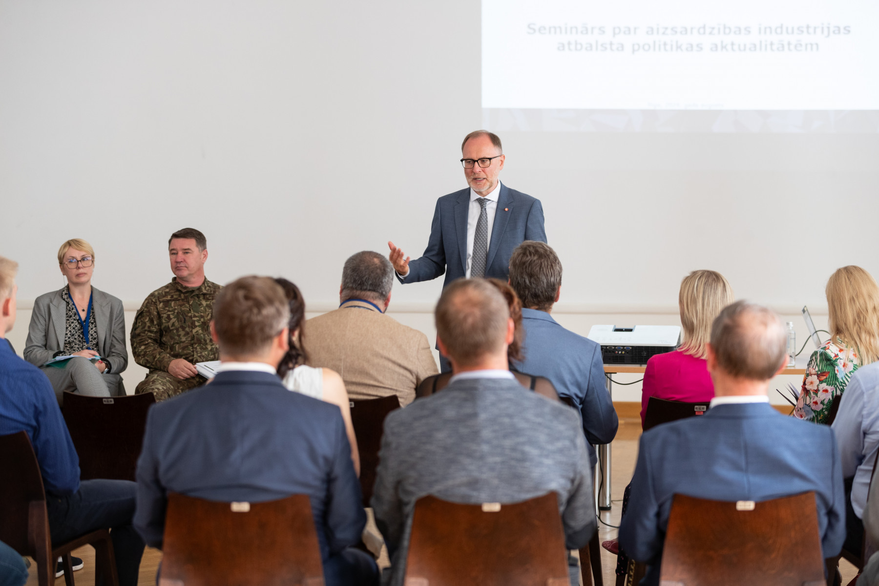 ISSP UL’s Materize representative participates in a meeting of FSDI with the Minister of Defense of Latvia